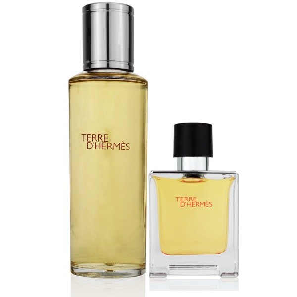 Hermès Terre d'Hermès Eau de Toilette 30ml Nachfüllbar + Eau de Toilette 125ml Nachfüllung