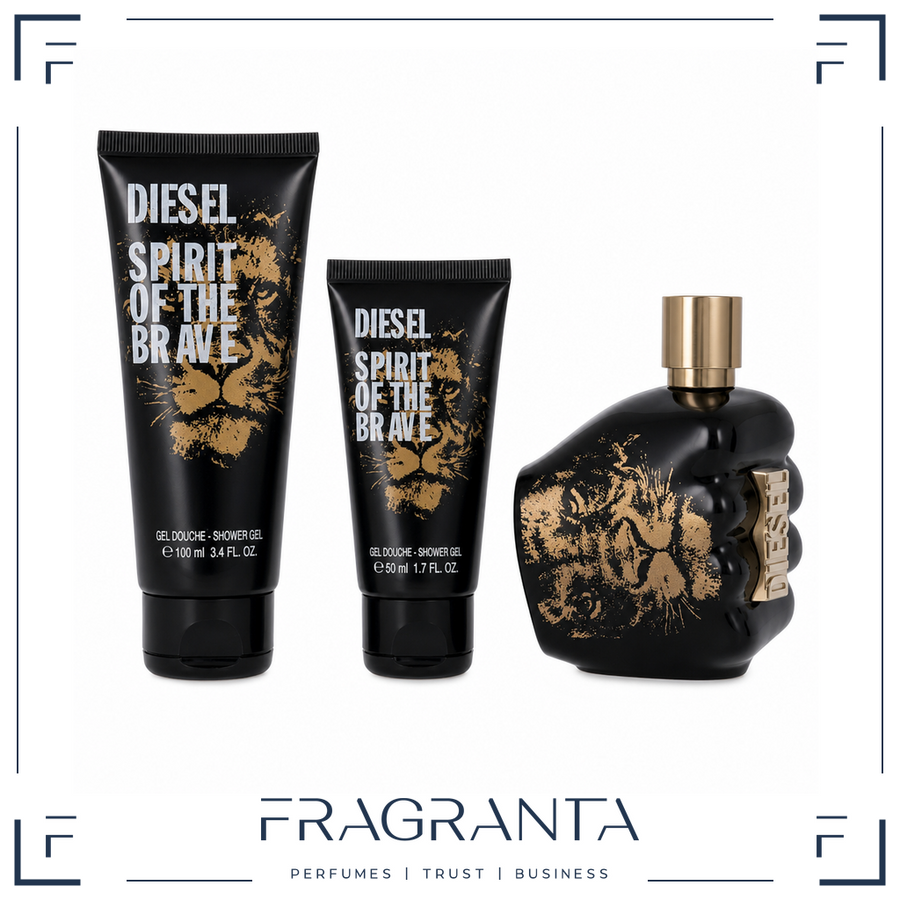 Diesel Spirit of the Brave Eau de Toilette 125ml + Duschgel 100ml + Duschgel 50ml – Produktbild